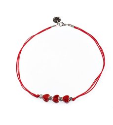 Amour cuore collana, rosso,000149