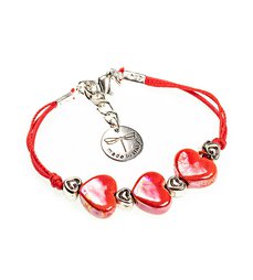 Amour cuore bracciale, rosso,000062